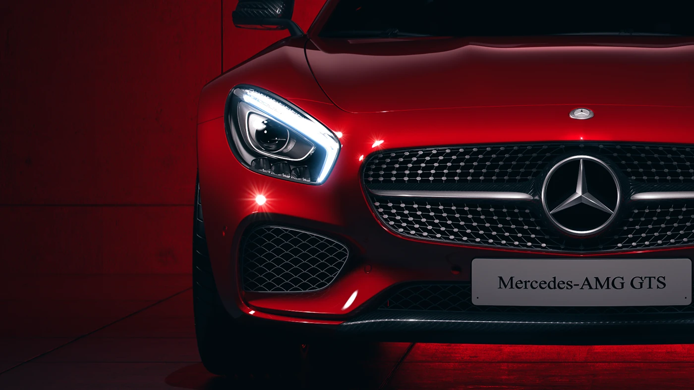 mercedes AMG AMG-GT amggt Render vray c4d CGI light gts