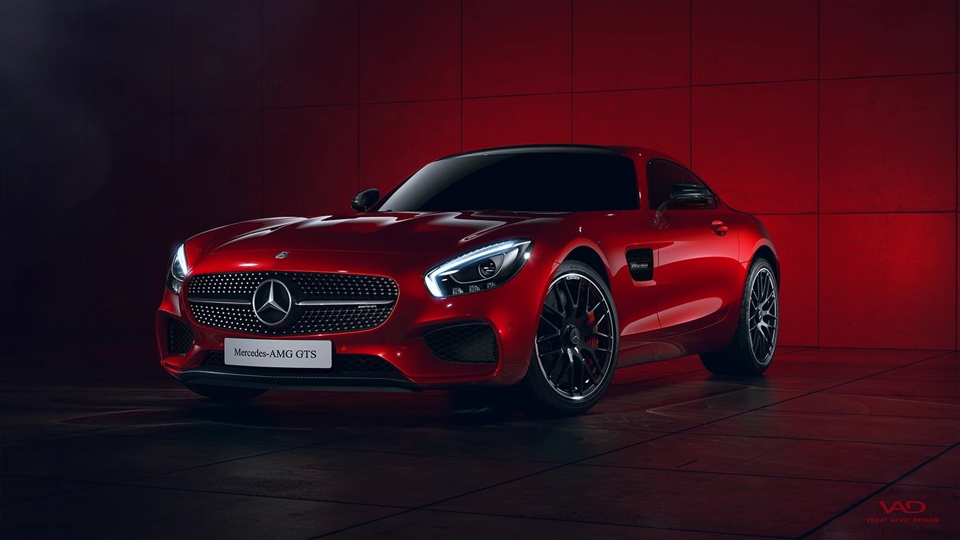 mercedes AMG AMG-GT amggt Render vray c4d CGI light gts