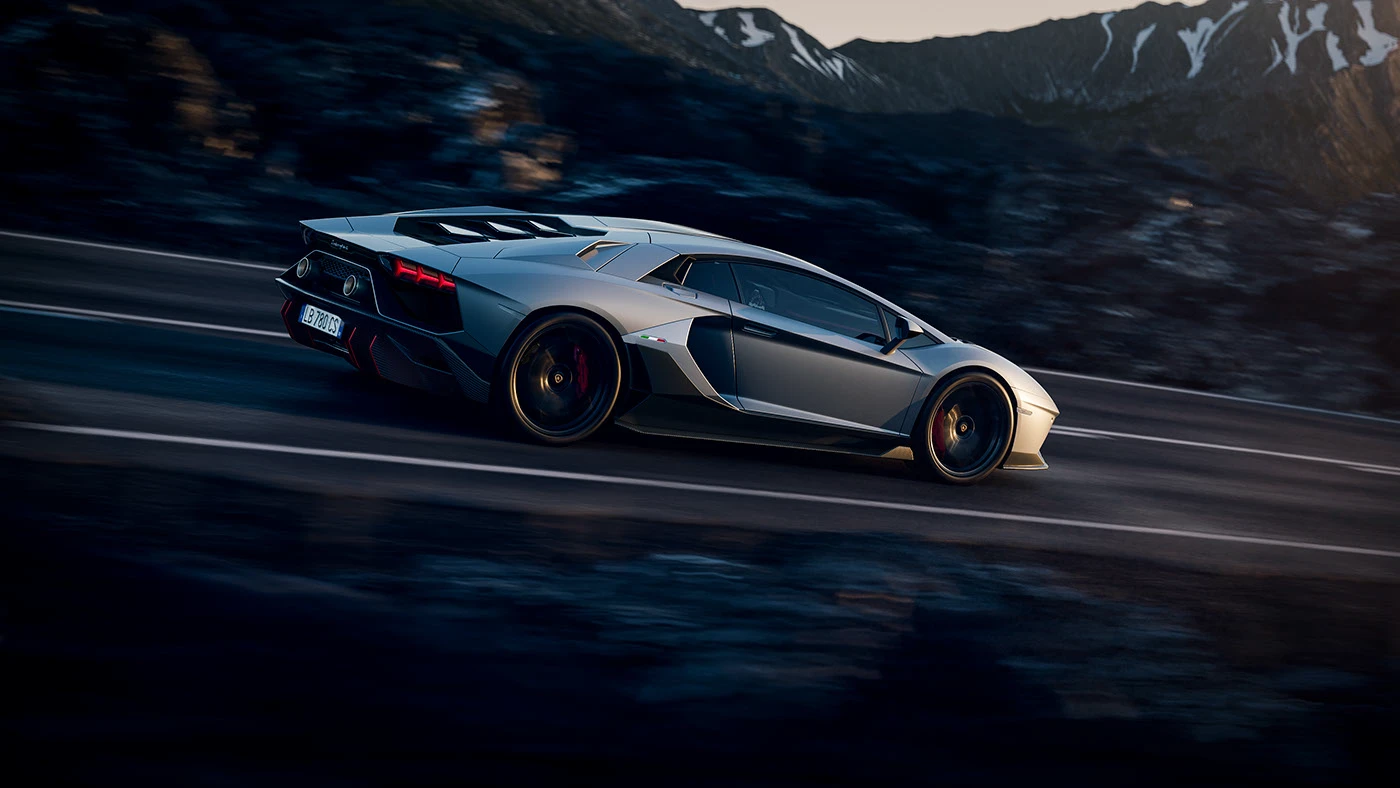 3D aventador CGI fullcgi Lambo lamborghini Lean rendering automotive  