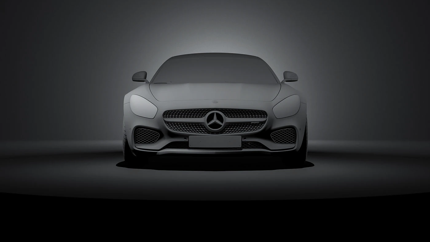 mercedes AMG AMG-GT amggt Render vray c4d CGI light gts