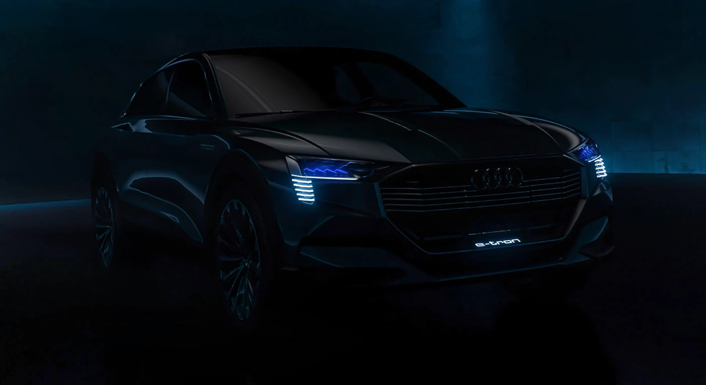 Audi e-tron quattro concept animation  vray Vrayforc4d c4d CGI Vedat Afuzi