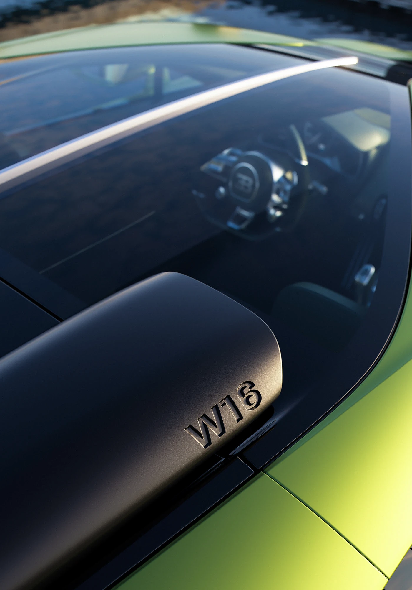 bugatti Chiron brouillard Render c4d corona architecture visualization cgı