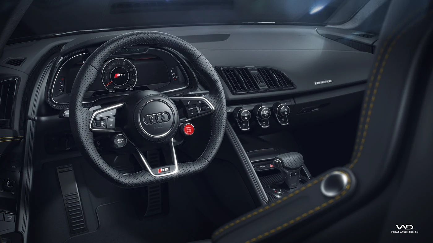 Audi R8 Spyder interior Details