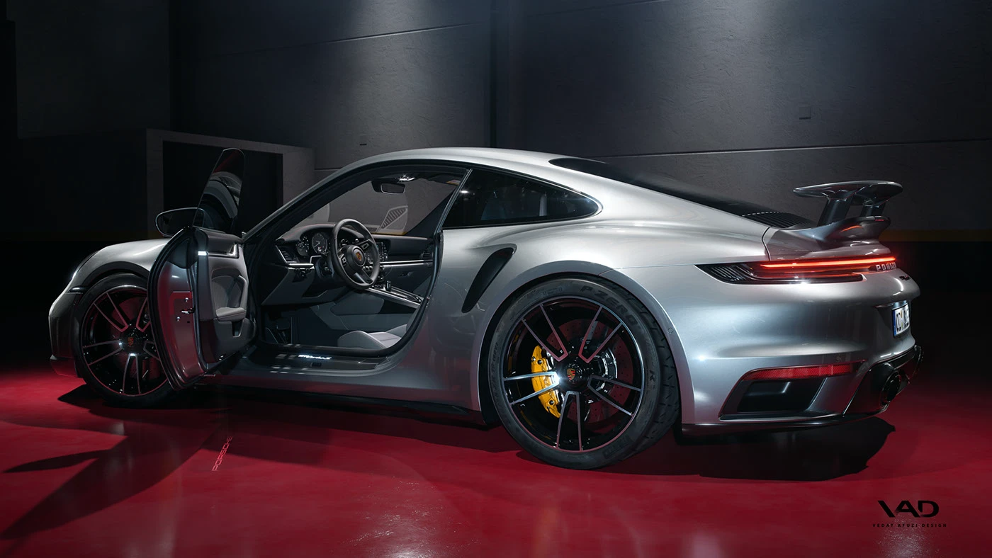 911turbo automotive c4d carpaint CGI CoronaRender fullcgi Porsche rendering