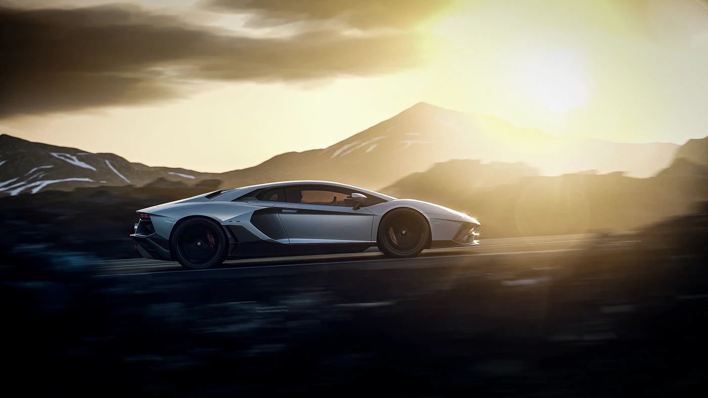 3D aventador CGI fullcgi Lambo lamborghini Lean rendering automotive  