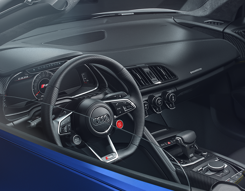 Audi R8 Spyder interior Details