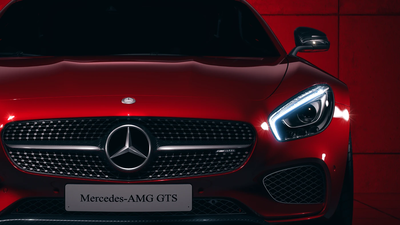 mercedes AMG AMG-GT amggt Render vray c4d CGI light gts