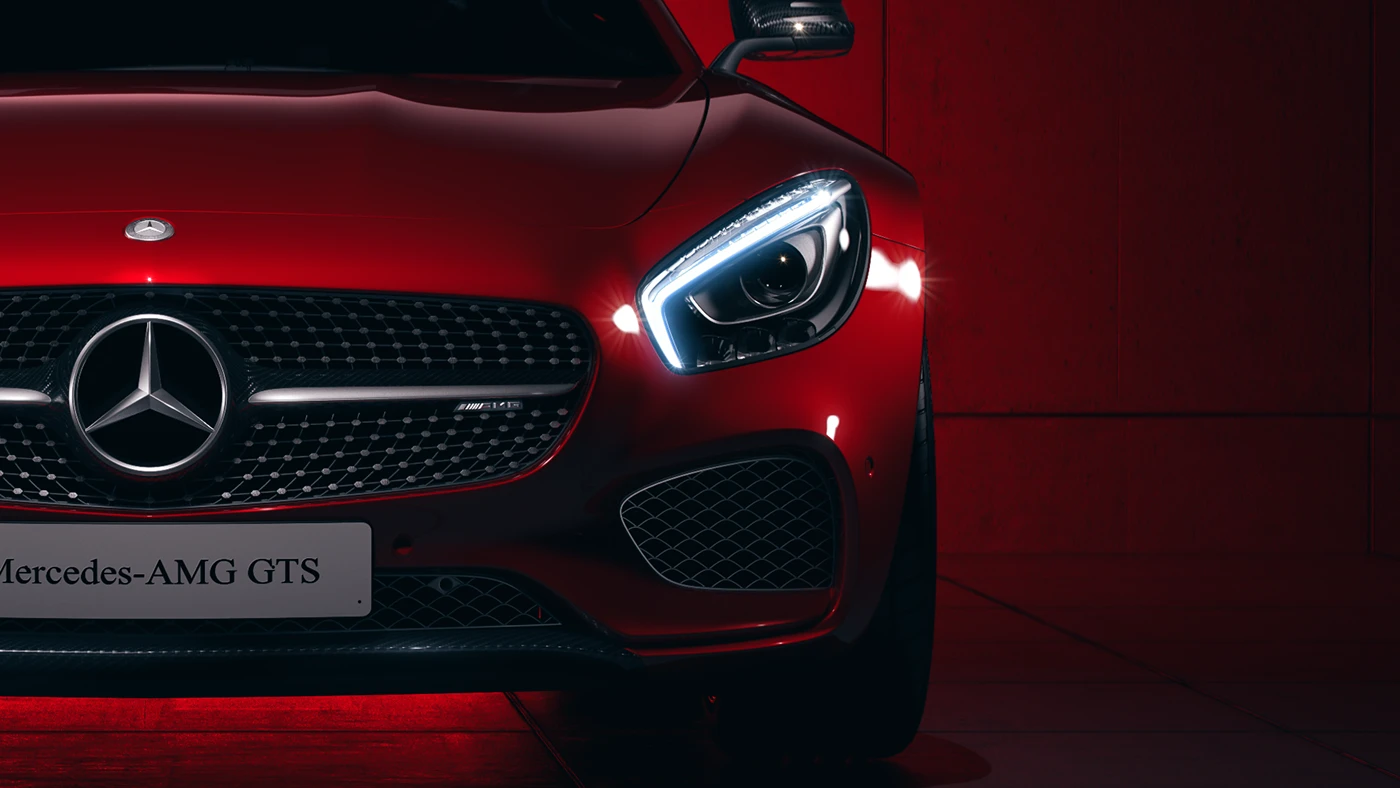 mercedes AMG AMG-GT amggt Render vray c4d CGI light gts