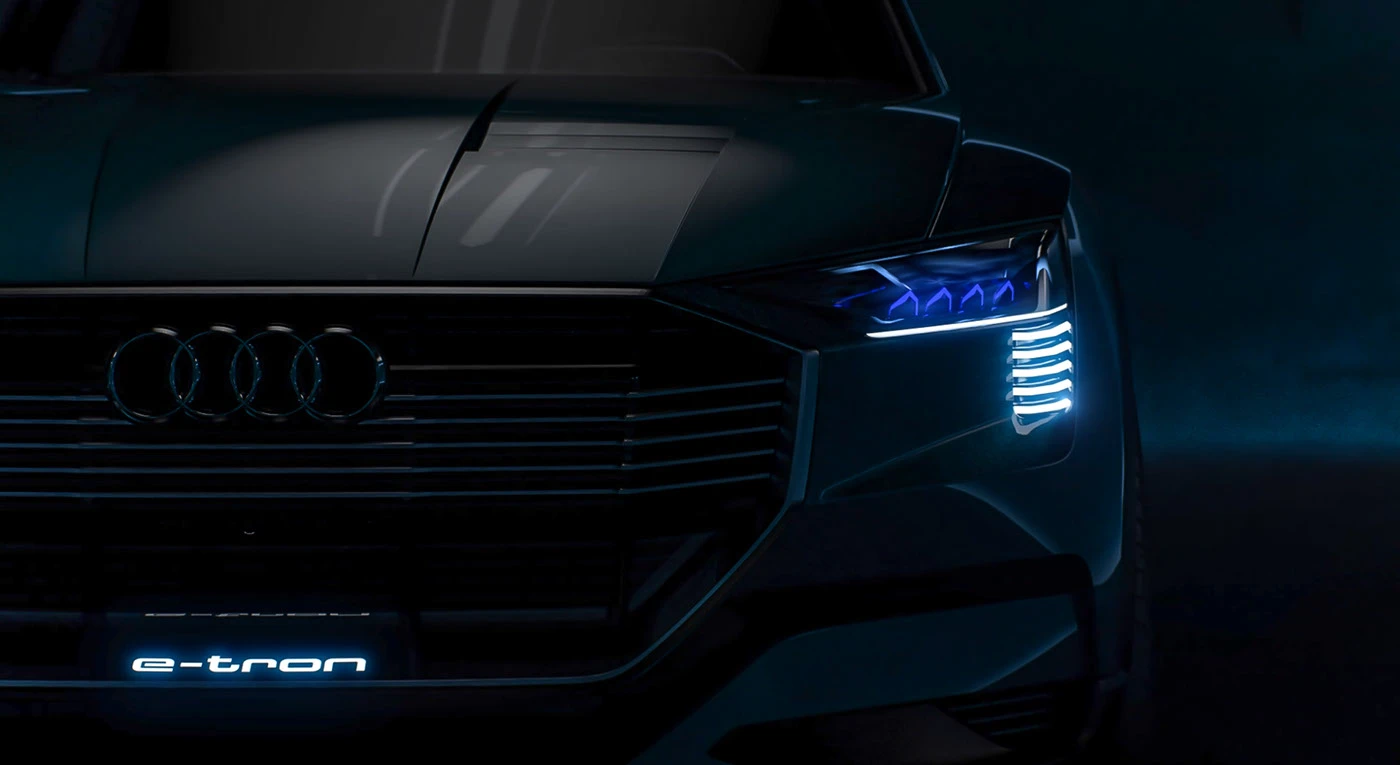 Audi e-tron quattro concept animation  vray Vrayforc4d c4d CGI Vedat Afuzi