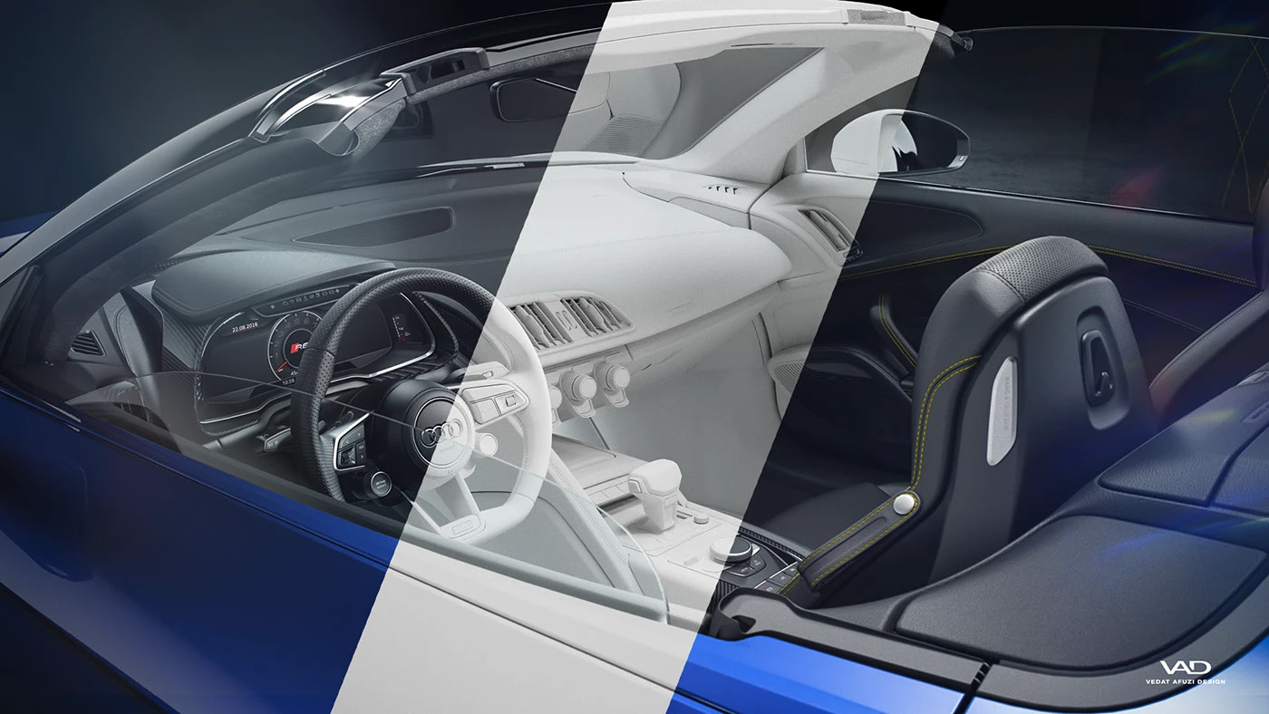 Audi R8 Spyder interior Details