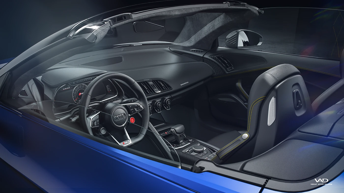 Audi R8 Spyder interior Details