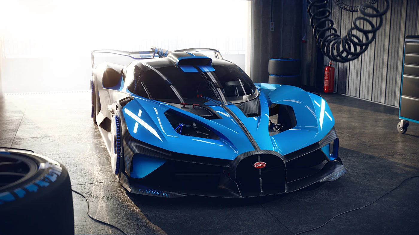 bolide bugatti c4d coronarenderer fullcgi pitlane racetrack killershots